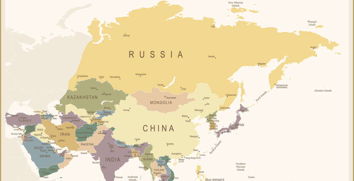 كم دولة تقع في قارة آسيا؟